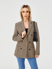 Womens Casual Blazer Jacket Long Sleeve Work 0ffice Blazer Lapel Jacket