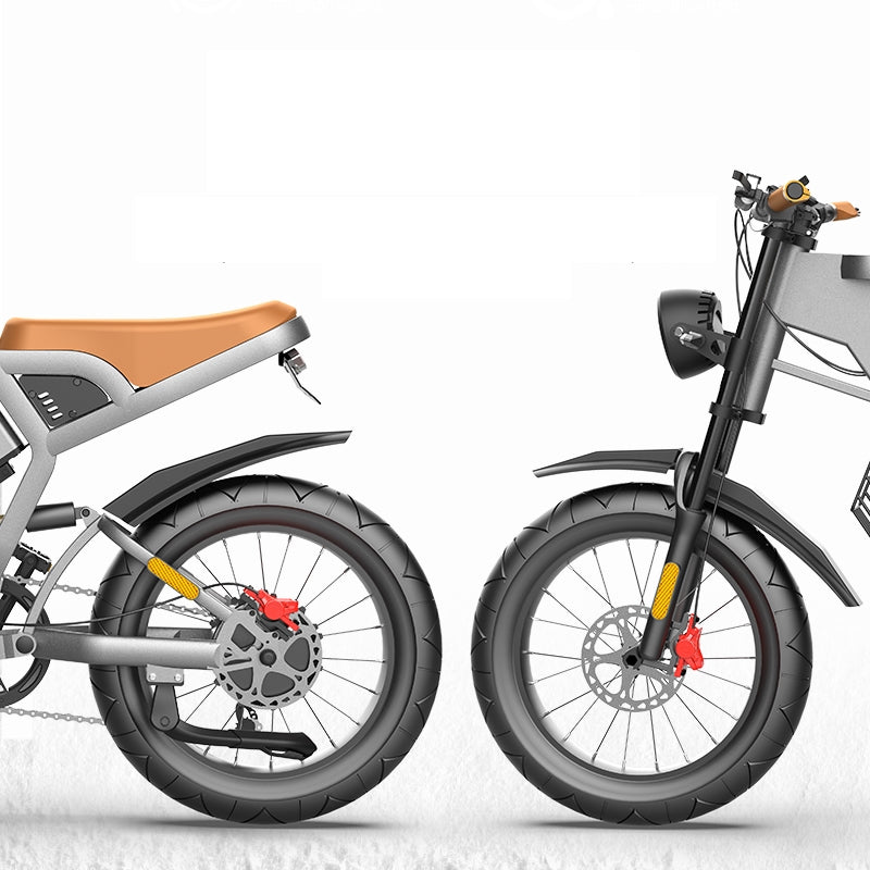 New Electric Bicycle With 20 Inch Large Tires And Seven Stage Transmission Assistance