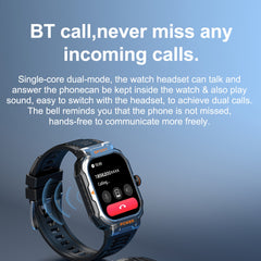 Full Touch HD Screen, Metal Body, TWS Sports Earbuds + IP67 Waterproof Smart Watch 2-in-1, 360 MAh, DIY Watch Faces, NFC, Multi-sport Data Tracking, Message Reminders, Sleep Monitoring