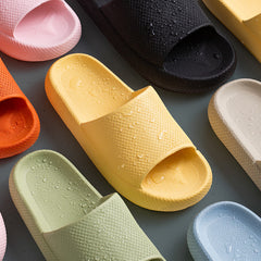 EVA plastic non-slip couple sandals and slippers