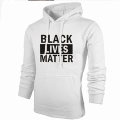 Black Lives Matter Printed Hoodie - Bold Statement Cotton-Blend Apparel