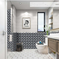 30 Mosaic kitchen bathroom tiles self adhesive tiles