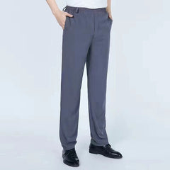 New Men's Elastic Waist Pants Thin Loose Casual Pants