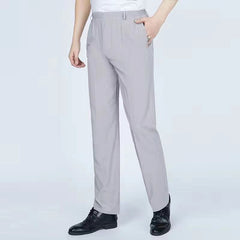 New Men's Elastic Waist Pants Thin Loose Casual Pants