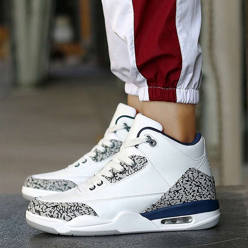 Air cushion shock absorption basketball shoes