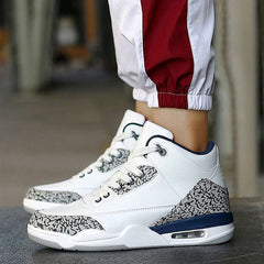 Air cushion shock absorption basketball shoes