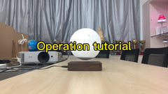 1pc Magnetic Floating Moon Lamp: 3D Printed Levitation Night Light with 3 Lighting Modes for Bedroom, Office, Home Decor
