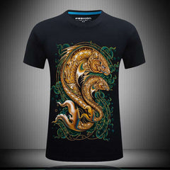 3D printed short sleeve men's T-shirt