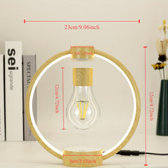 Dimmable Touch Control Countertop Night Light with Glass Shade, Solid Color Creative Floating Bulb Design, Bedroom Tabletop Decor, 110V-240V US Plug Powered