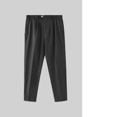 Summer Nine-point Suit Trousers Men's Slim Fashion Small Trousers