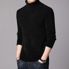 Pull décontracté en chenille pour hommes