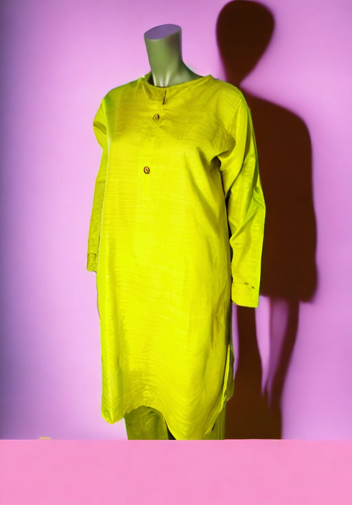 100% cotton pakistani kurti dress with pant (size medium).