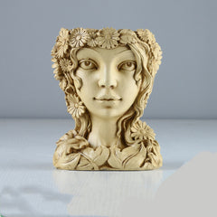 Cactus Head Flowerpot Plant Pots Container Home