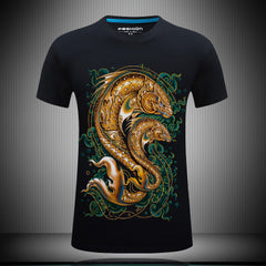 3D printed short sleeve men's T-shirt