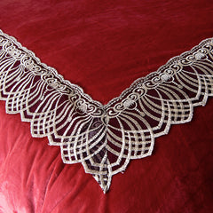 Velours cristal épais en quatre pièces