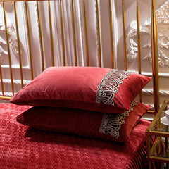 Velours cristal épais en quatre pièces