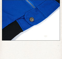 Color Block Locomotive Winter Thick Cotton Clothing