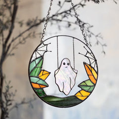 Pendentif en métal de couleur Halloween à la mode