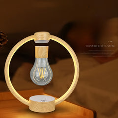 Dimmable Touch Control Countertop Night Light with Glass Shade, Solid Color Creative Floating Bulb Design, Bedroom Tabletop Decor, 110V-240V US Plug Powered