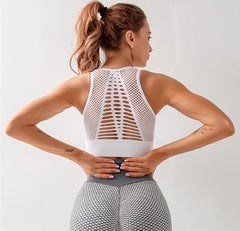 Breathable mesh sports Bra