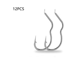 New Automatic Flip Fishhook Genuine Goods Sub-thread Finished Double Hook Anti-off