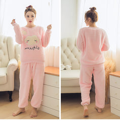 Women's Spring And Autumn Flannel Pajamas