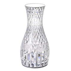 Vase Shape Atmosphere Crystal Lamp Romantic Bedside Diamond Table Lamp Home Christmas Decorations LED Lights