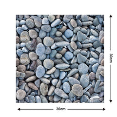 10 Pieces Of Wood Grain 3D Wall Stickers Removable Tiles For Home Decoration