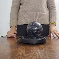 Anti-Gravity Black Magnetic Levitation Night Light Constellation Ball Unique Office Star Globe Table Lamp, Creative LED Starlight Ball Gift For Halloween And Christmas