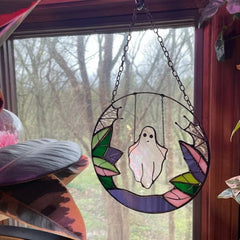 Pendentif en métal de couleur Halloween à la mode