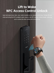 Full HD screen alloy shell, TWS sports headset+outdoor IP67 waterproof smart watch, 400mAh battery over long -term battery life, support custom dial, NFC unlock, various sports data tracking