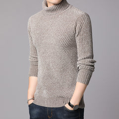 Pull décontracté en chenille pour hommes