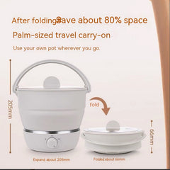 Portable Travel Folding Electric Cooker Multifunctional Electric Hot Pot Food Grade Silicone Dormitory Mini Electric Cooker