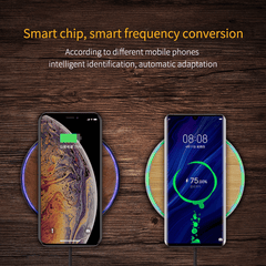 New Round Wooden Wireless Charger 15W Fast Charge Walnut Maple Wood Craft Gift Mobile Phone Wireless Fast Charger