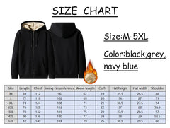 Sweatshirt Coat Front Pockets Warm Zipper Lamb Wool Jacket Men and Woman Winter Pure Color Plush Lined Cardigan Hoodie