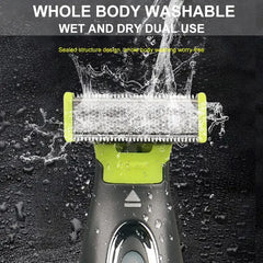 MLG Electric Shaver for Men & Women – Portable Full Body Trimmer, USB Rechargeable, T-Shaped Blade Razor for Beard & Armpits, Washable