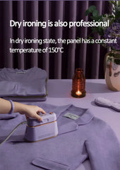 New Handheld Hanging Ironing Machine | 1000W Portable Steam Iron | Wet & Dry Double Ironing with 6 Steam Holes