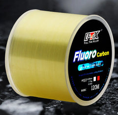 FTK 120m Fishing Line | 0.2mm-0.6mm | 7.15LB-45LB Fluorocarbon Coated Nylon Fishing Line