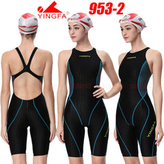 Women's & Girl's Competition Kneeskin Swimsuit – Professional Racing Swimwear | FINA Approved | Sizes #925, #937, #921