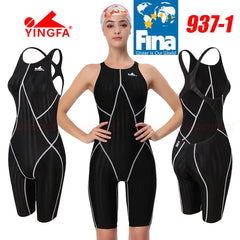 Women's & Girl's Competition Kneeskin Swimsuit – Professional Racing Swimwear | FINA Approved | Sizes #925, #937, #921