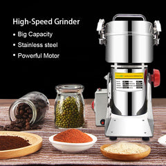 BioloMix 800g/700g Grains, Spices, Herbs, Cereal, Coffee Dry Food Grinder Mill – Gristmill Flour Powder Crusher