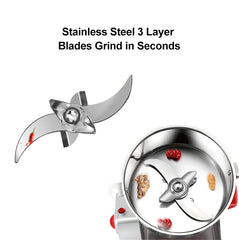 BioloMix 800g/700g Grains, Spices, Herbs, Cereal, Coffee Dry Food Grinder Mill – Gristmill Flour Powder Crusher