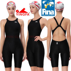 Women's & Girl's Competition Kneeskin Swimsuit – Professional Racing Swimwear | FINA Approved | Sizes #925, #937, #921