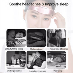 Electric Head Massager for Migraine and Insomnia Relief – Sleep Aid & Headache Therapy Machine for Body Relaxation