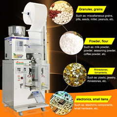 1-50g Automatic Quantitative Sealing Machine – Tea Bag Packing Machine, Automatic Weighing Machine for Powder/Granule Filler (110V/220V)