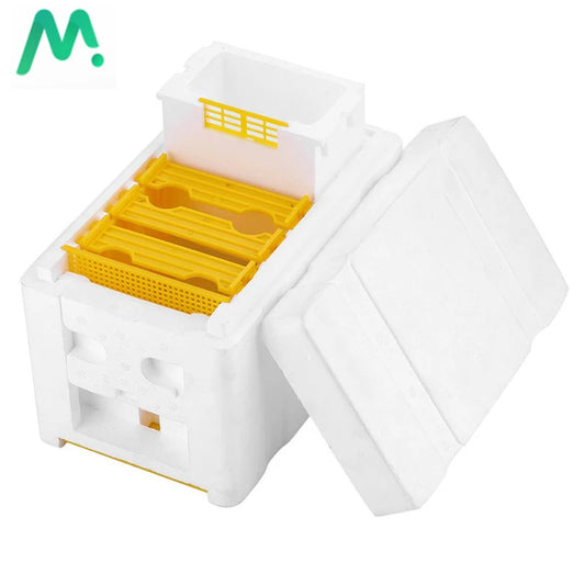Queen Bee Rearing Kit – Foam Nuc Beehive Box Set for Mating & Pollination | Beekeeping Tools & Supplies