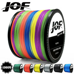 JOF PE Braided Fishing Line – 300M/500M/1000M | 8 & 4 Strands | 18-88LB | Super Strong Multifilament Fishing Wire – Japan Technology