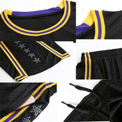 Kids & Adult Basketball Jersey Set – Blank Training Uniform with Double Pocket Shorts for Men & Children | Sports Vest Suit