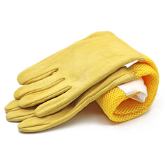 Beekeeper Gloves with Protective Sleeves – Ventilated & Professional Anti-Bee Gloves for Apiculture and Beehive Handling