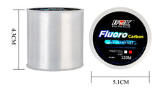 FTK 120m Fishing Line | 0.2mm-0.6mm | 7.15LB-45LB Fluorocarbon Coated Nylon Fishing Line